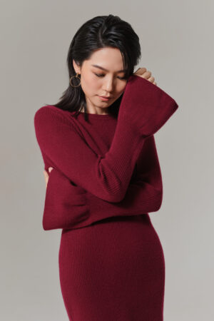 MOSOMOSA - 歌舞顿羊绒连衣裙